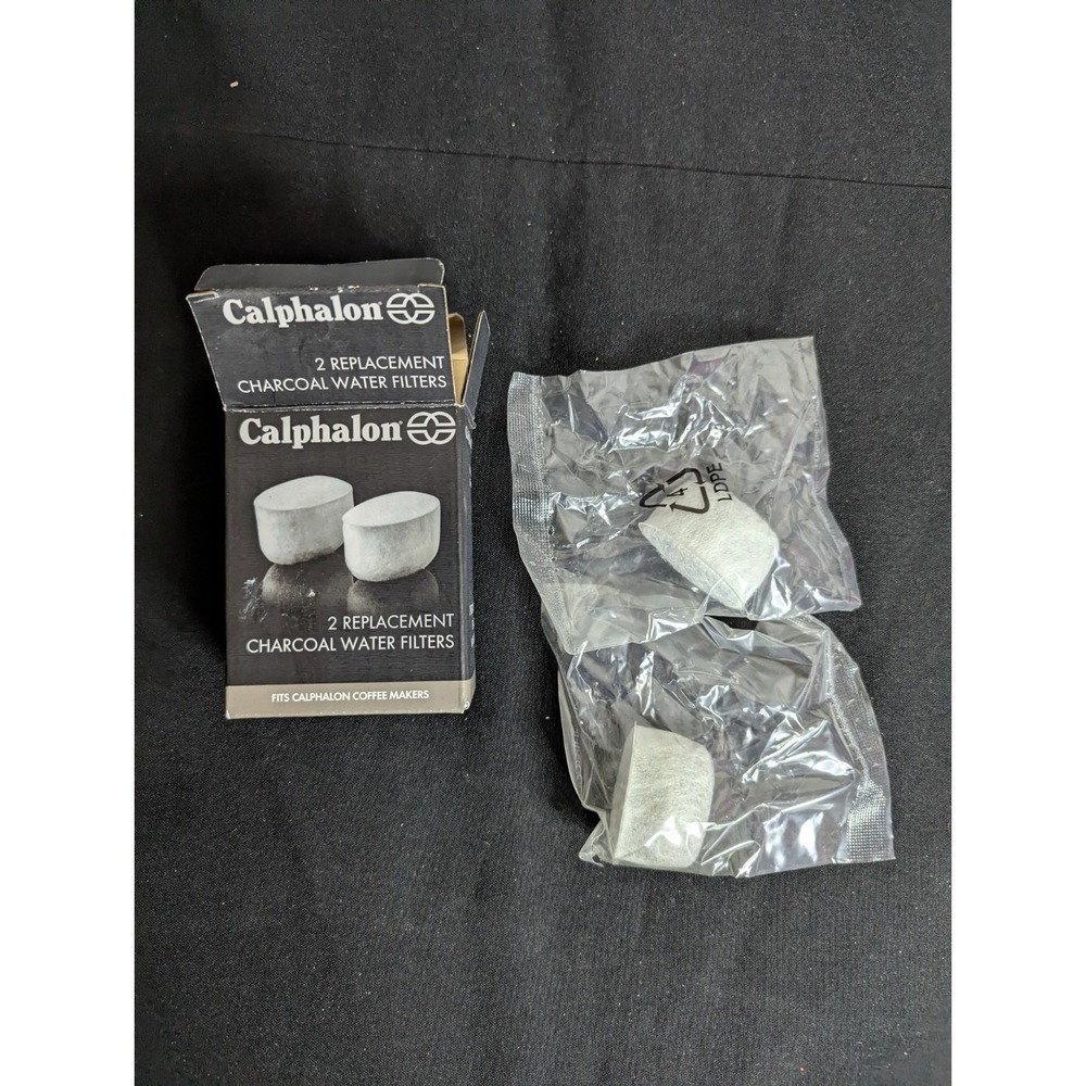 Calphalon 2 replacement Charcoal water‎ filters for coffee makers HE120WFAC NEW